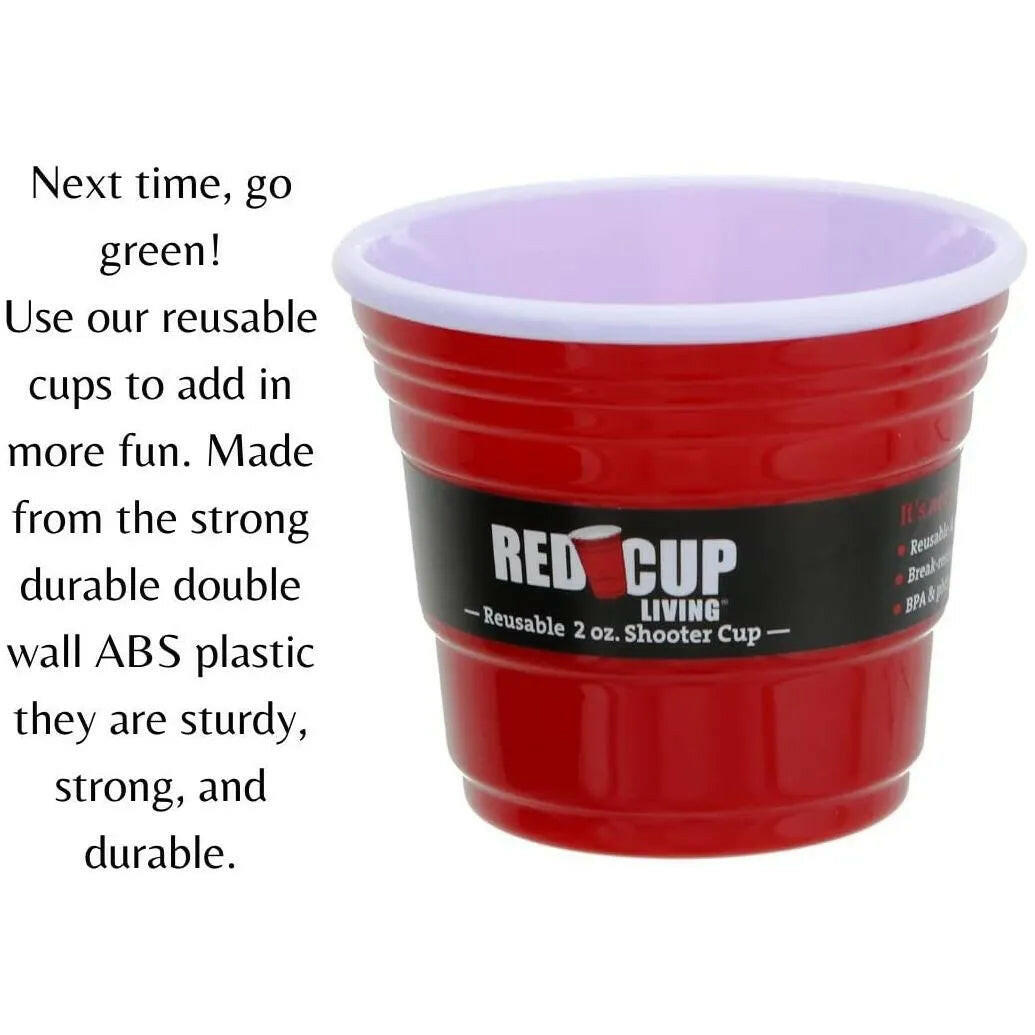 Red Shooter Cup Reusable 2 oz.