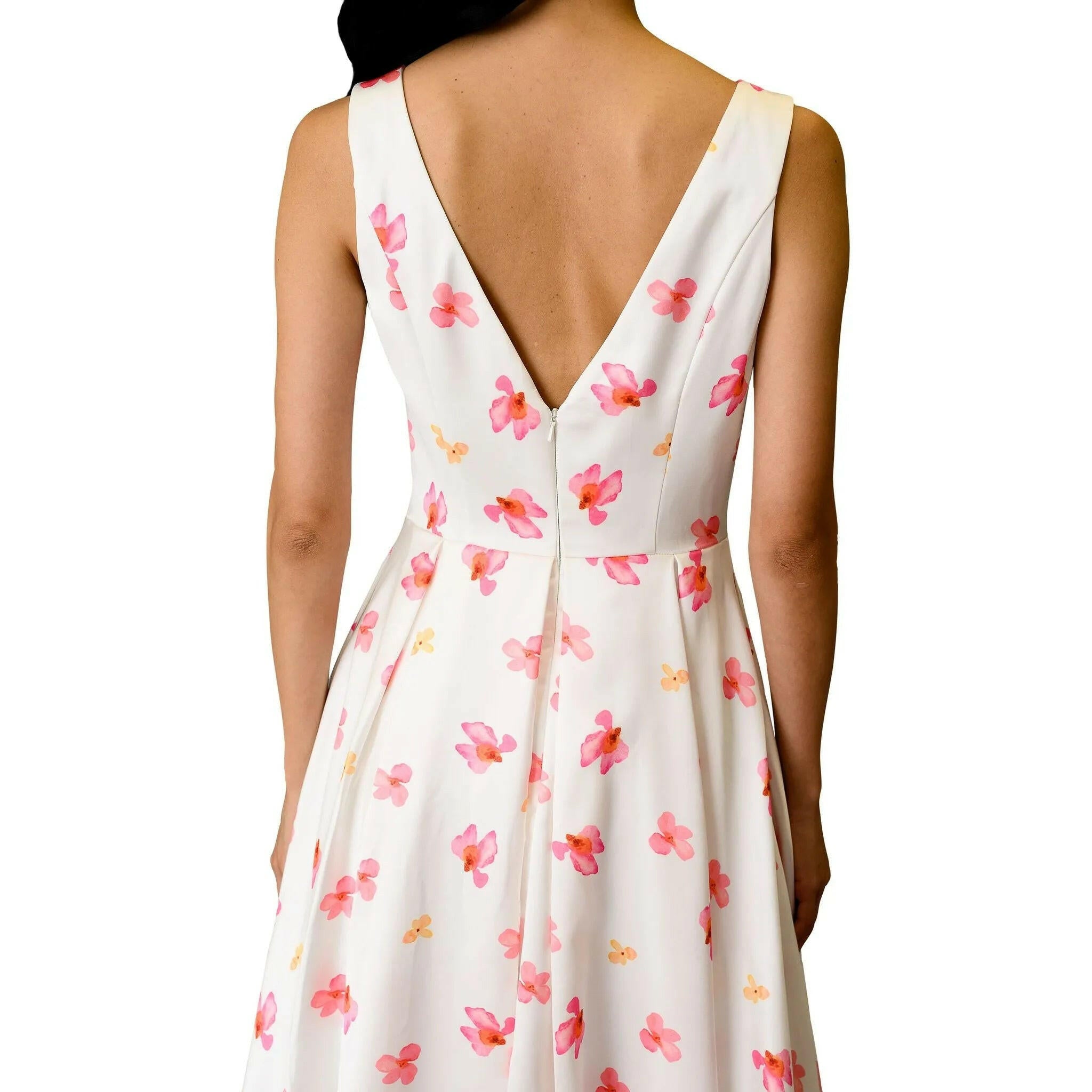 Formal Floral Midi Dress.