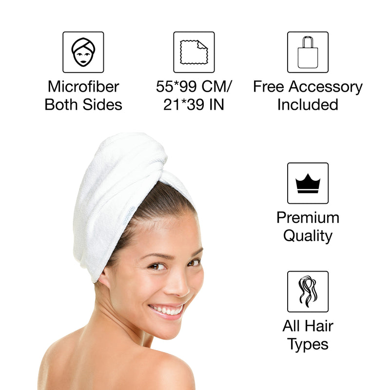 Hairworthy Hairembrace Microfiber Hair Towel.