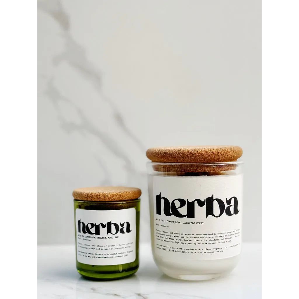 Herba Mood Boosting Botanical Candle.