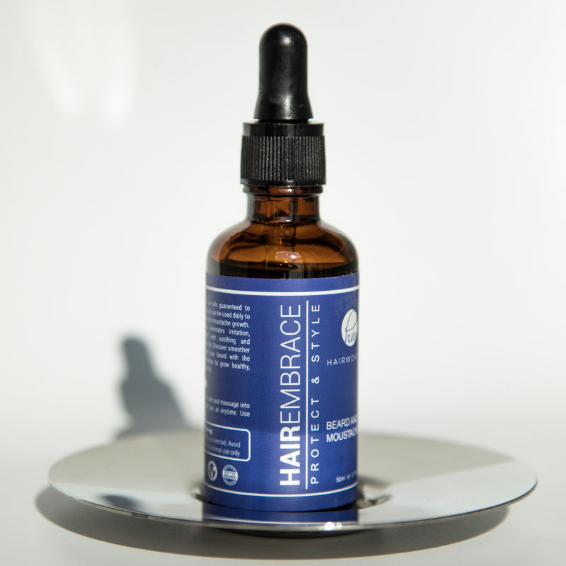 Hairworthy Hairembrace Beard oil.