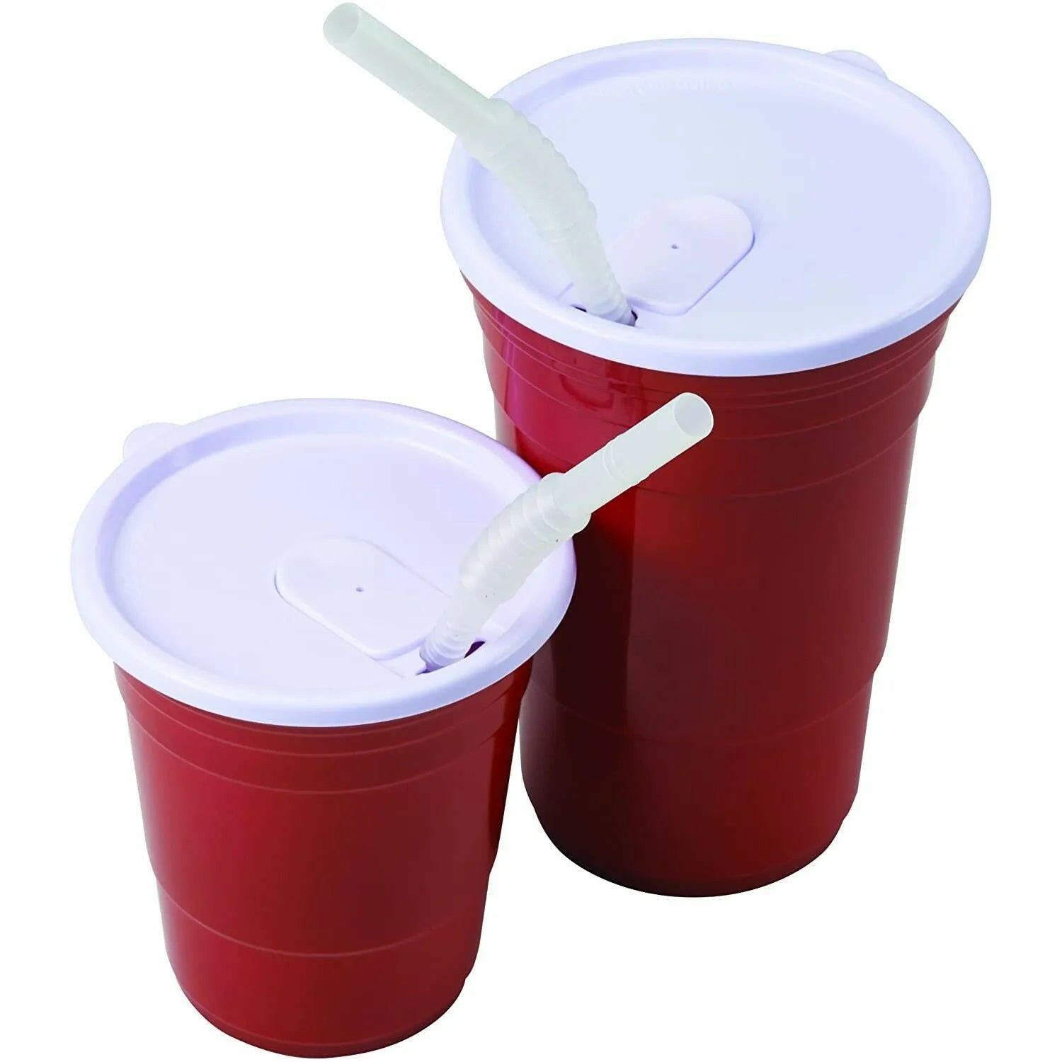 Red Cup Living Lid Set for 32 oz Cup.