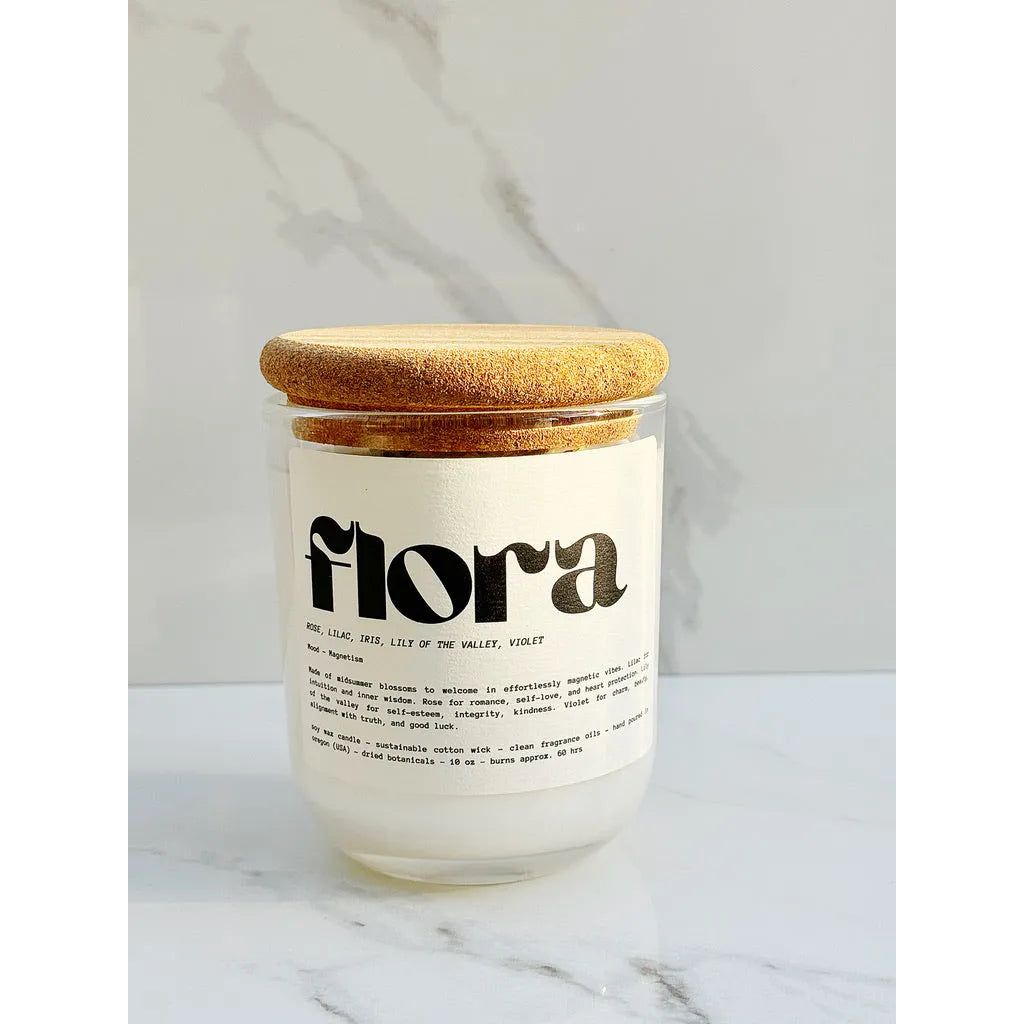 Flora Mood Boosting Botanical Candles.