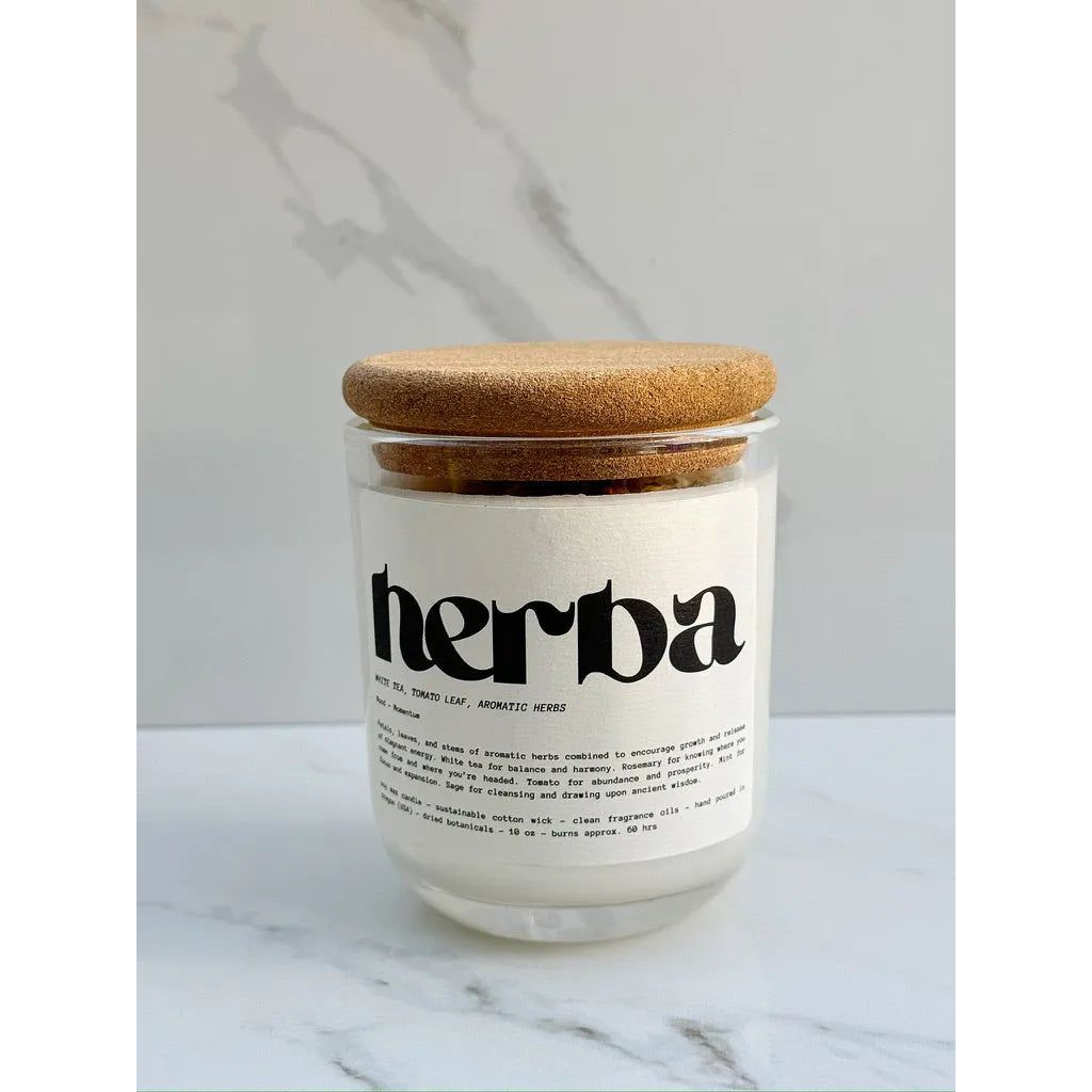 Herba Mood Boosting Botanical Candle.