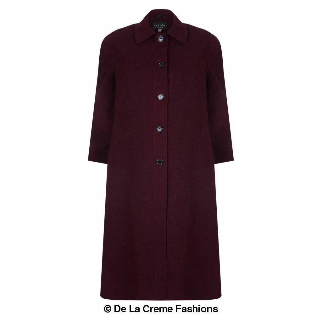 Curve Wool & Cashmere Blend Plus Size Long Coat