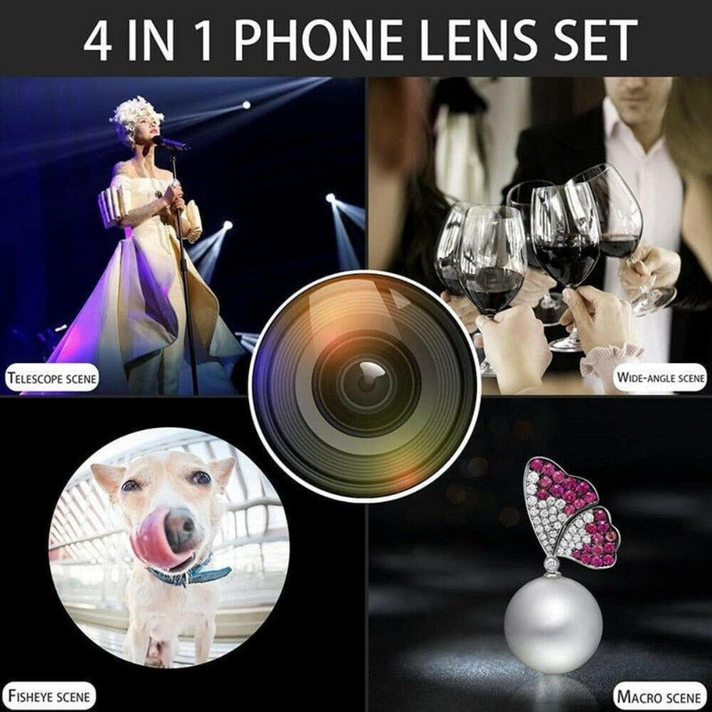 Dragon 36X Mobile Phone Lens Kit with Tripod |  quirkitrendz.