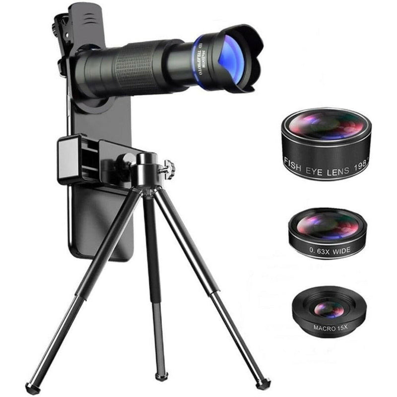 Dragon 36X Mobile Phone Lens Kit with Tripod |  quirkitrendz.