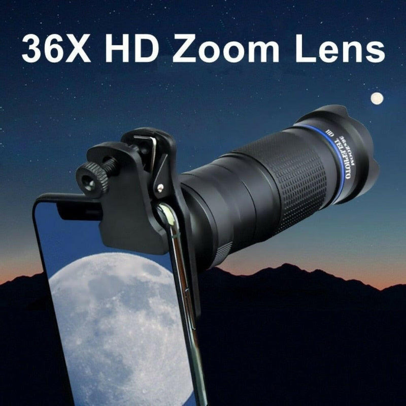 Dragon 36X Mobile Phone Lens Kit with Tripod |  quirkitrendz.