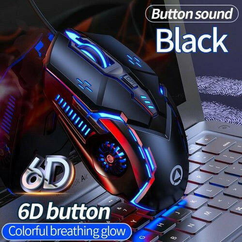 Dragon 6 Buttons 3200 DPI Gaming Mouse |  quirkitrendz.