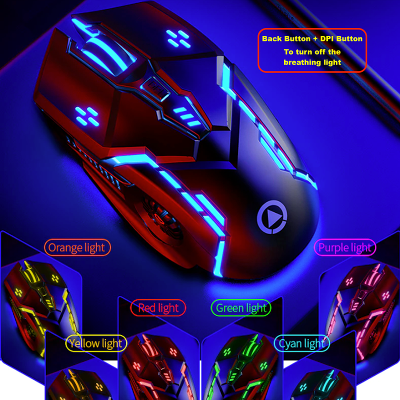 Dragon 6 Buttons 3200 DPI Gaming Mouse |  quirkitrendz.