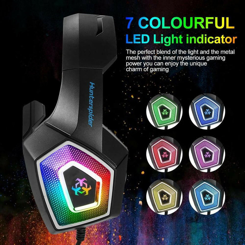 Dragon Stereo LED Gaming Headset with Microphone |  quirkitrendz.