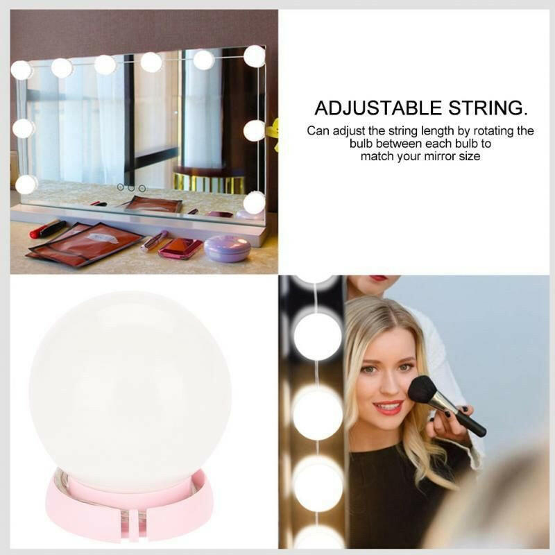 Dressing Table LED Adjustable Brightness Lights |  quirkitrendz.