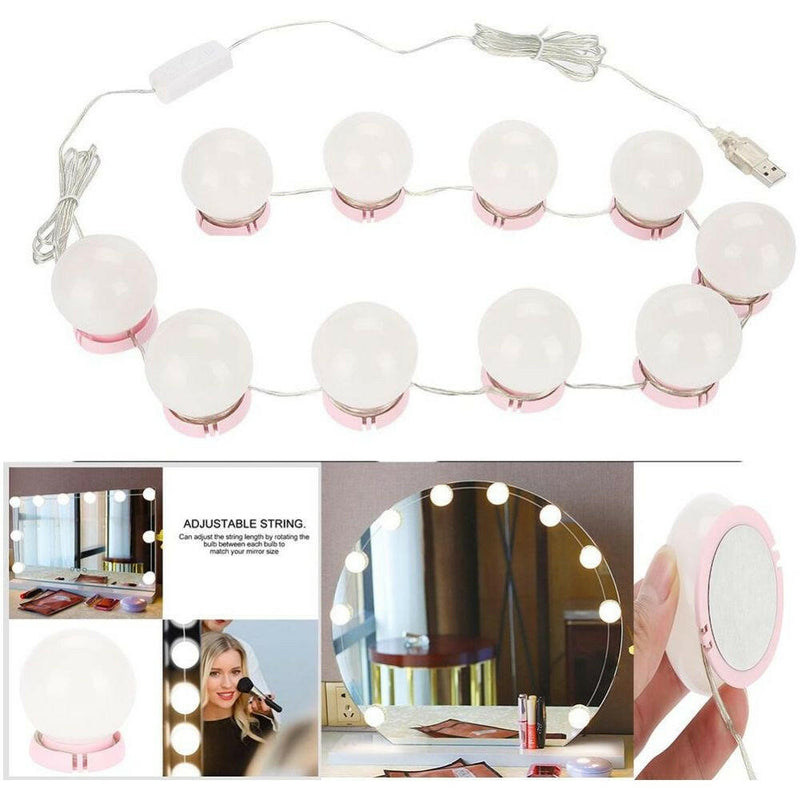 Dressing Table LED Adjustable Brightness Lights |  quirkitrendz.