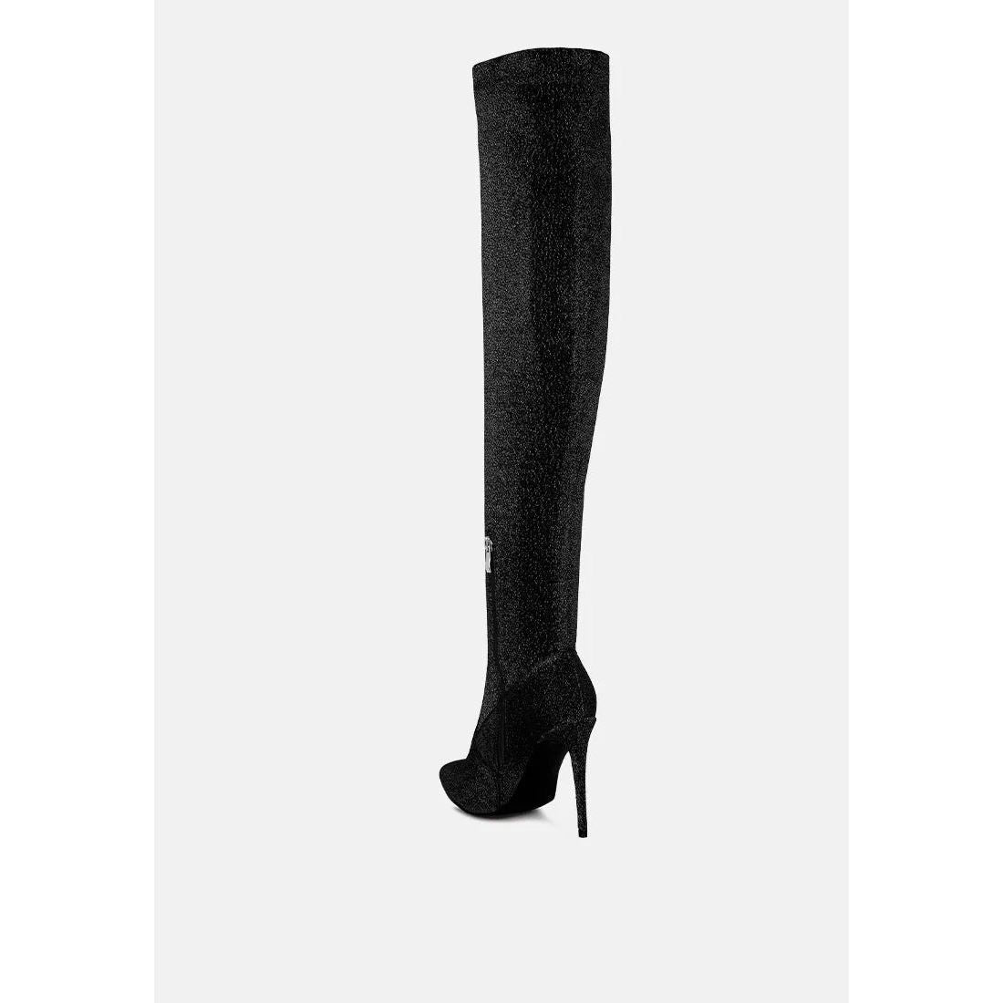 Tigerlily Knitted Stiletto Long Boots.