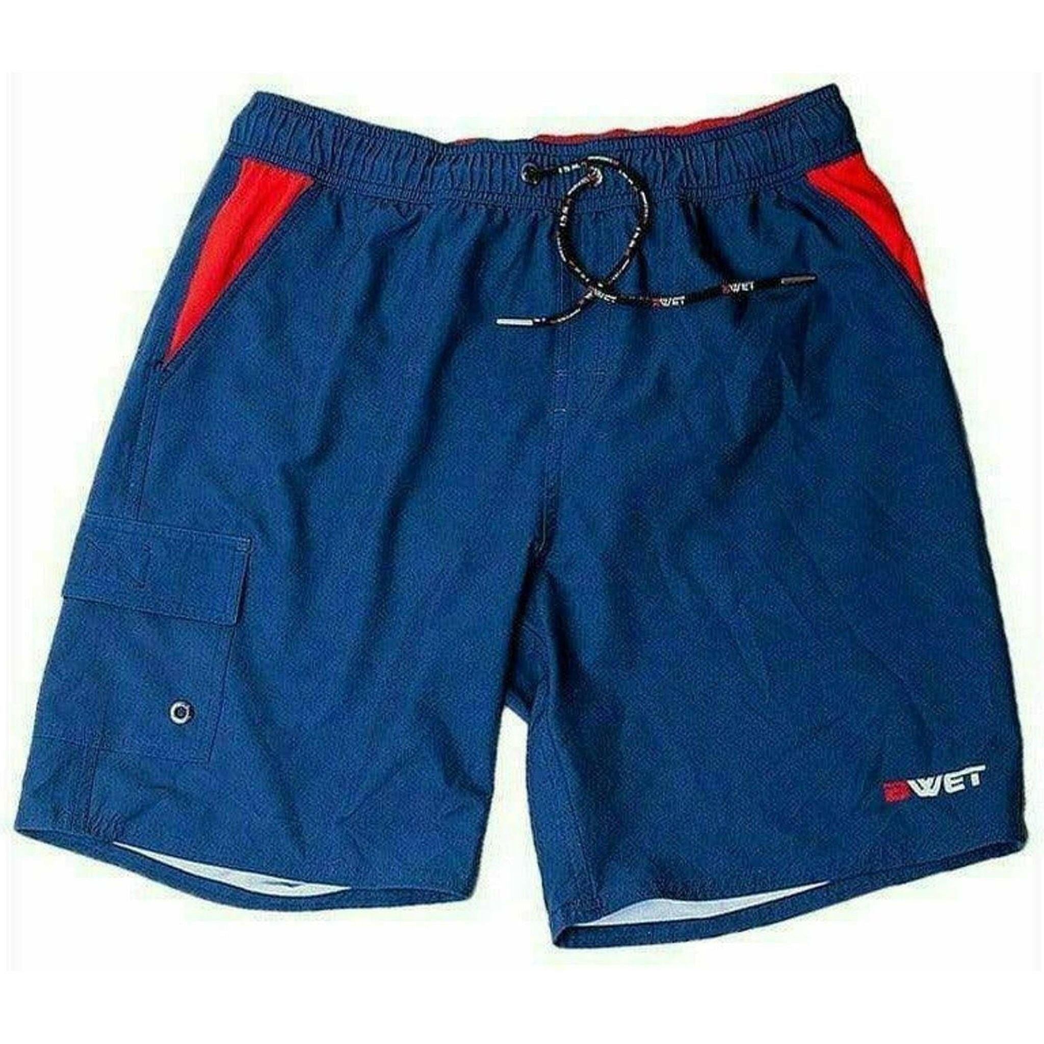 Eco-Friendly Quick Dry UV Blue Beach Shorts "Neptune".