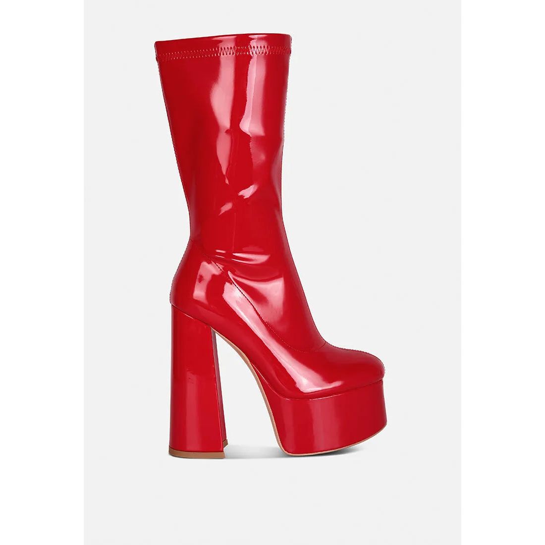 Vinkele Block Heeled Ankle Boot.