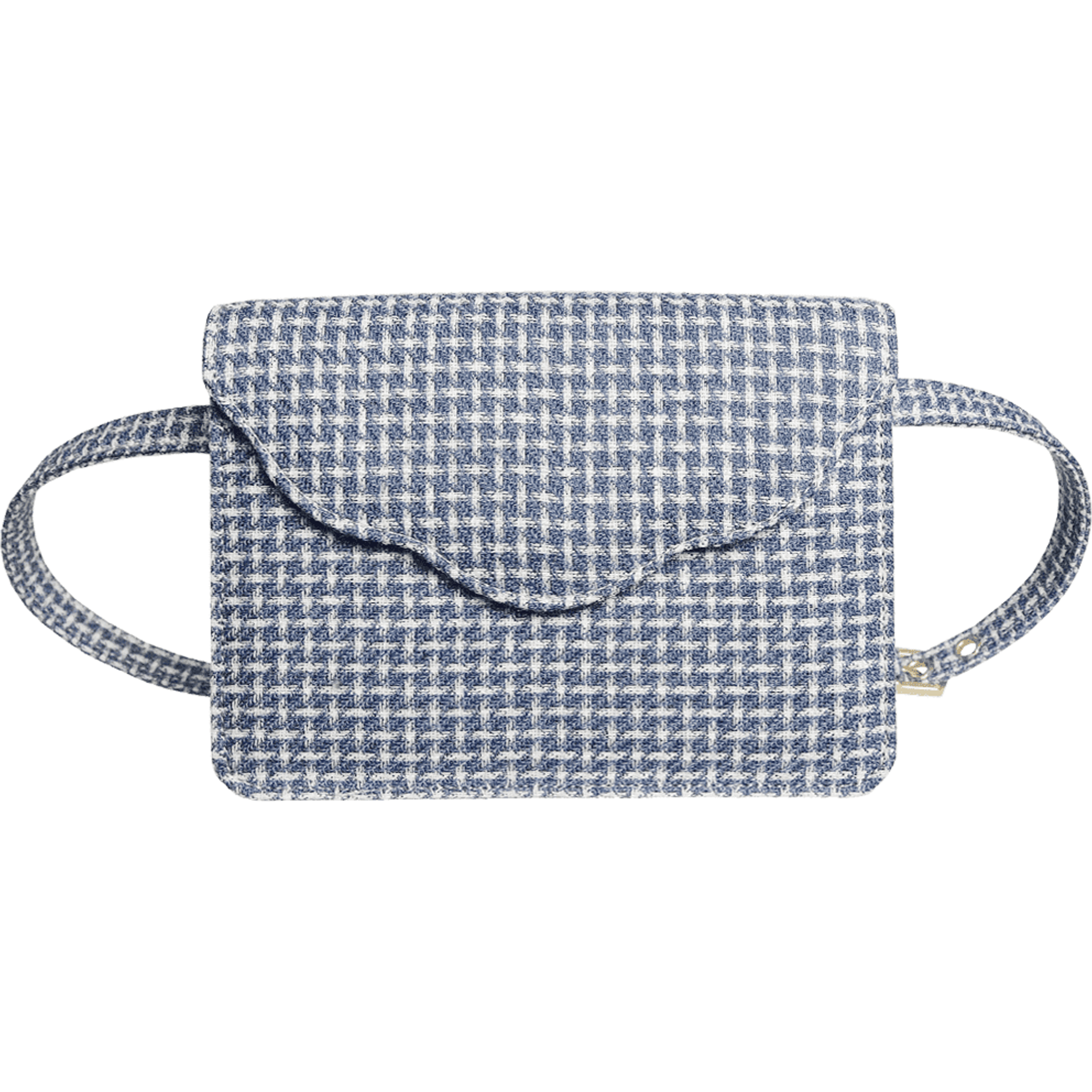 Fabric Belt Pouch Blue.