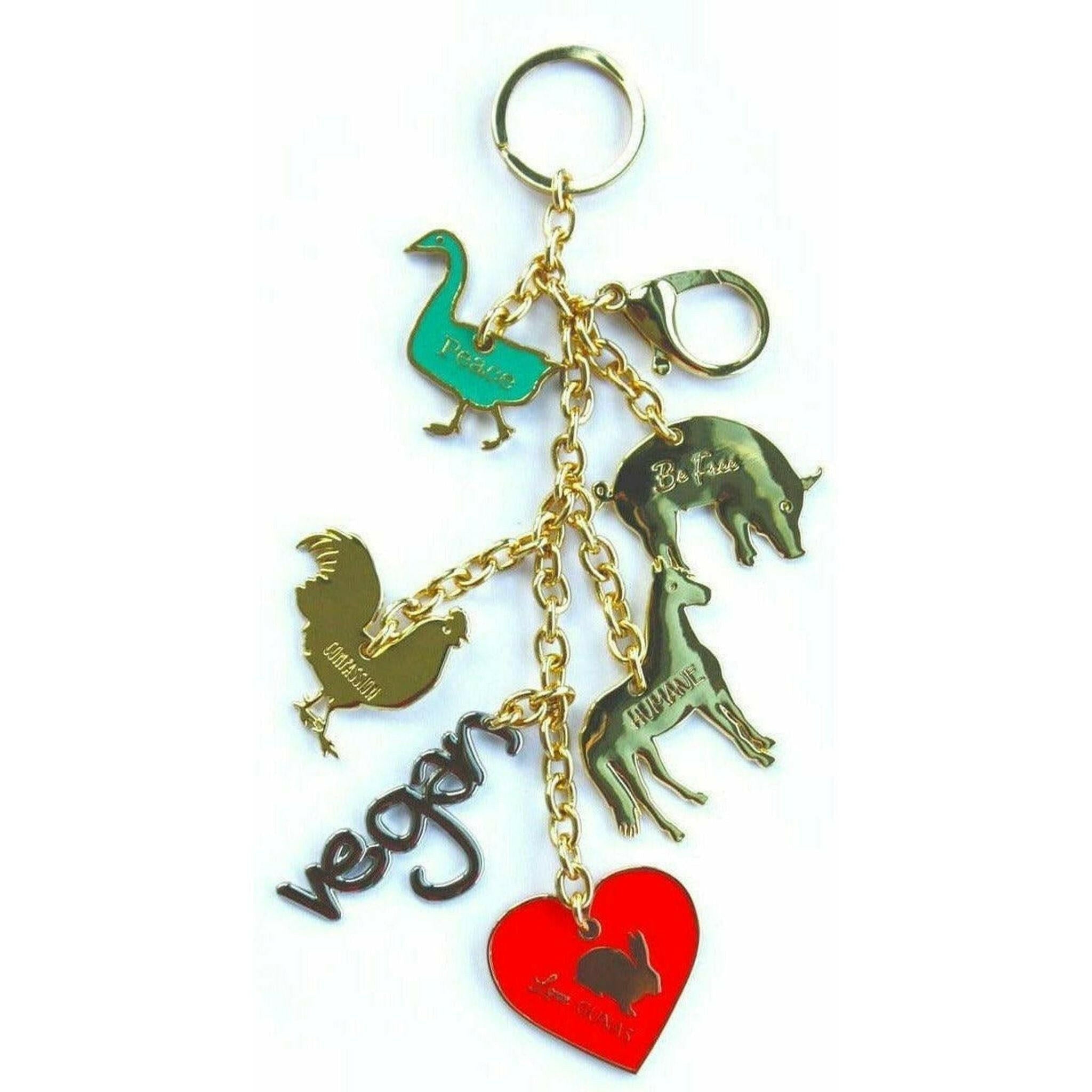 Farm Charms Keychain.