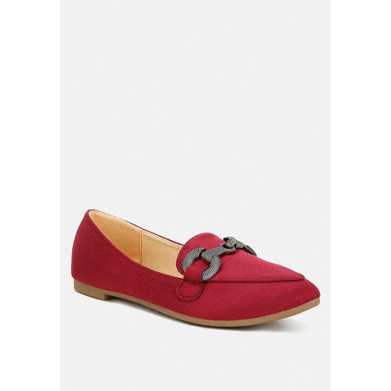 Fembot Horsebit Detail Flexible Loafers