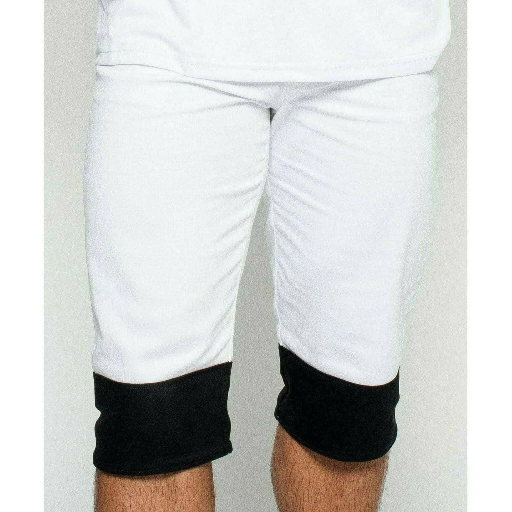 Fitted Two-toned Shorts.