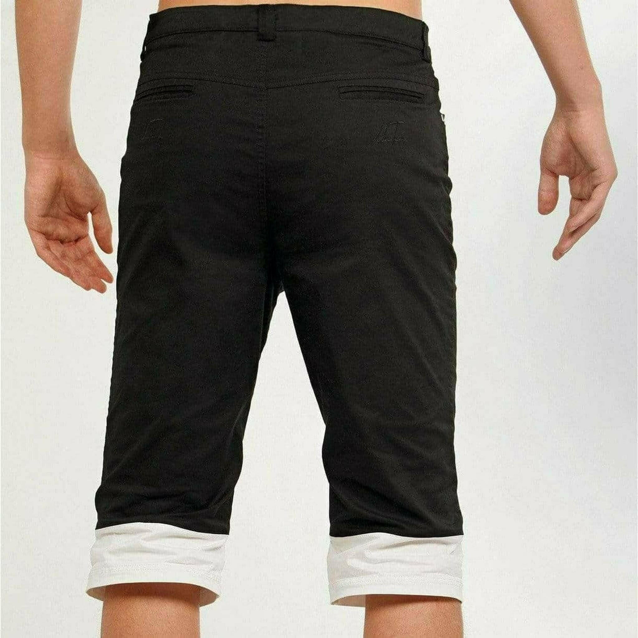 Fitted Two-toned Shorts.