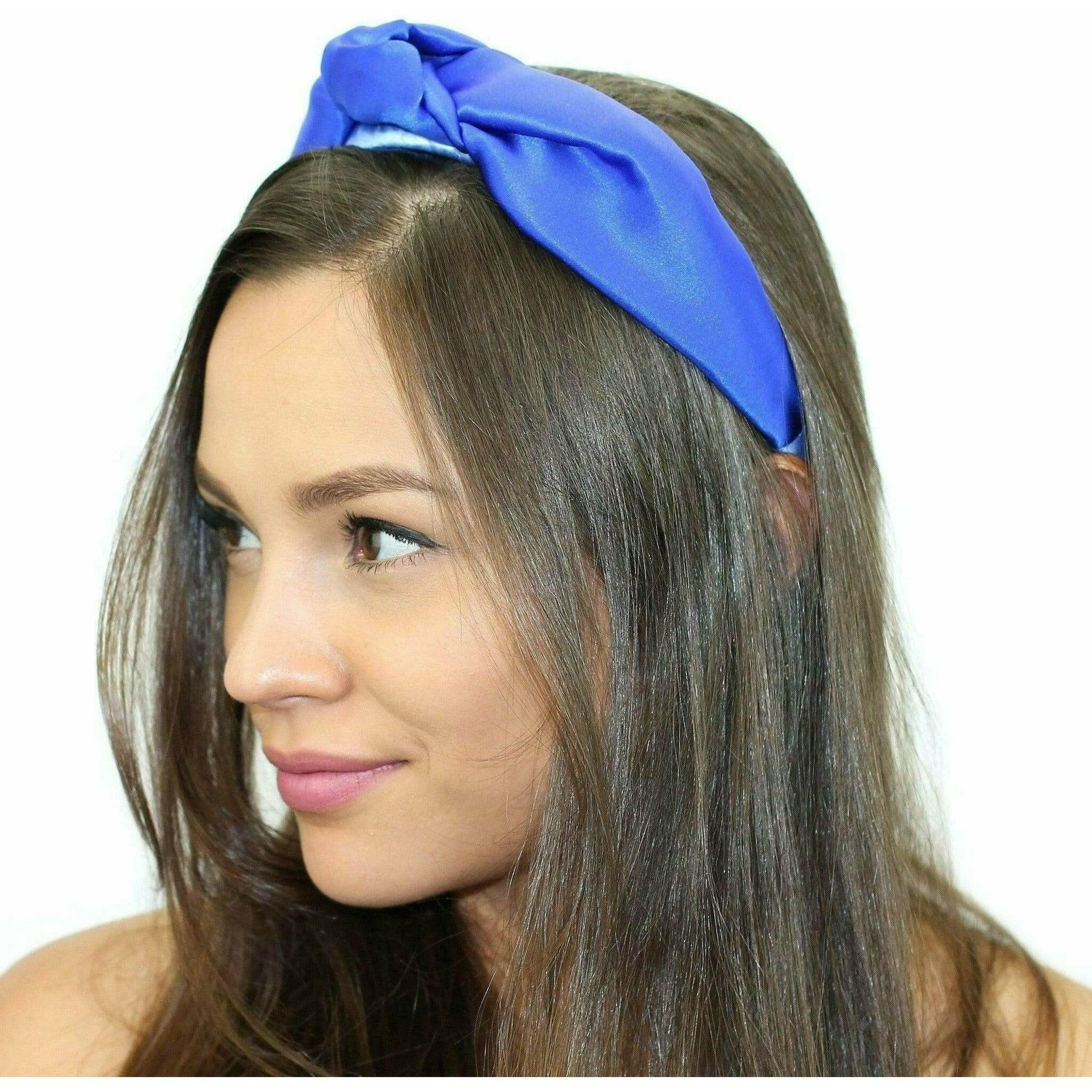 Floral Silk Top Knot Headband.