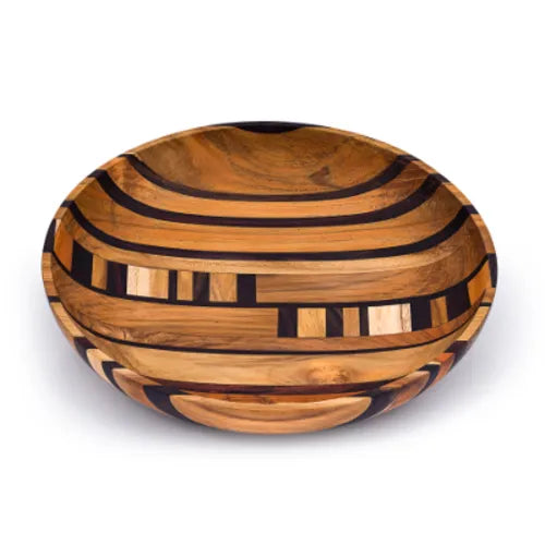 Artisan Upcycled End Grain Fruit Bowls.