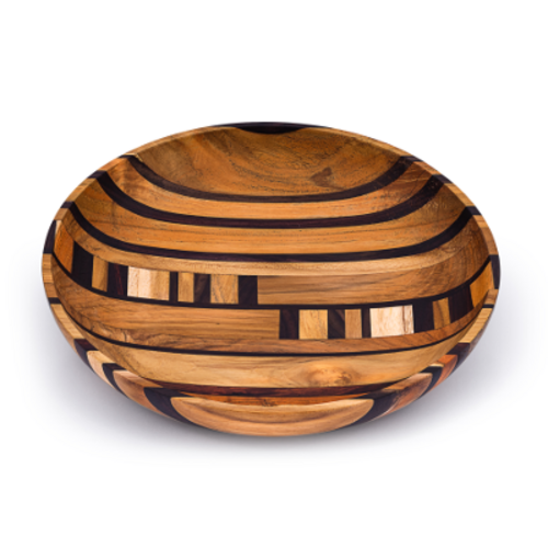 Artisan Upcycled End Grain Fruit Bowls