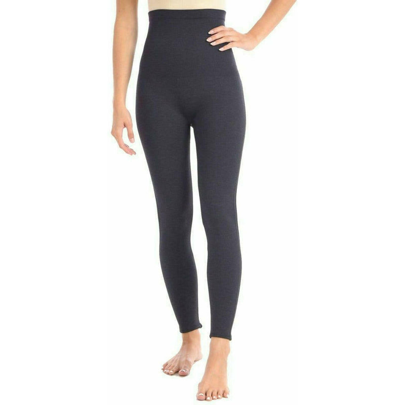 Full Shape Legging with Double Layer 5" Waistband in Grey