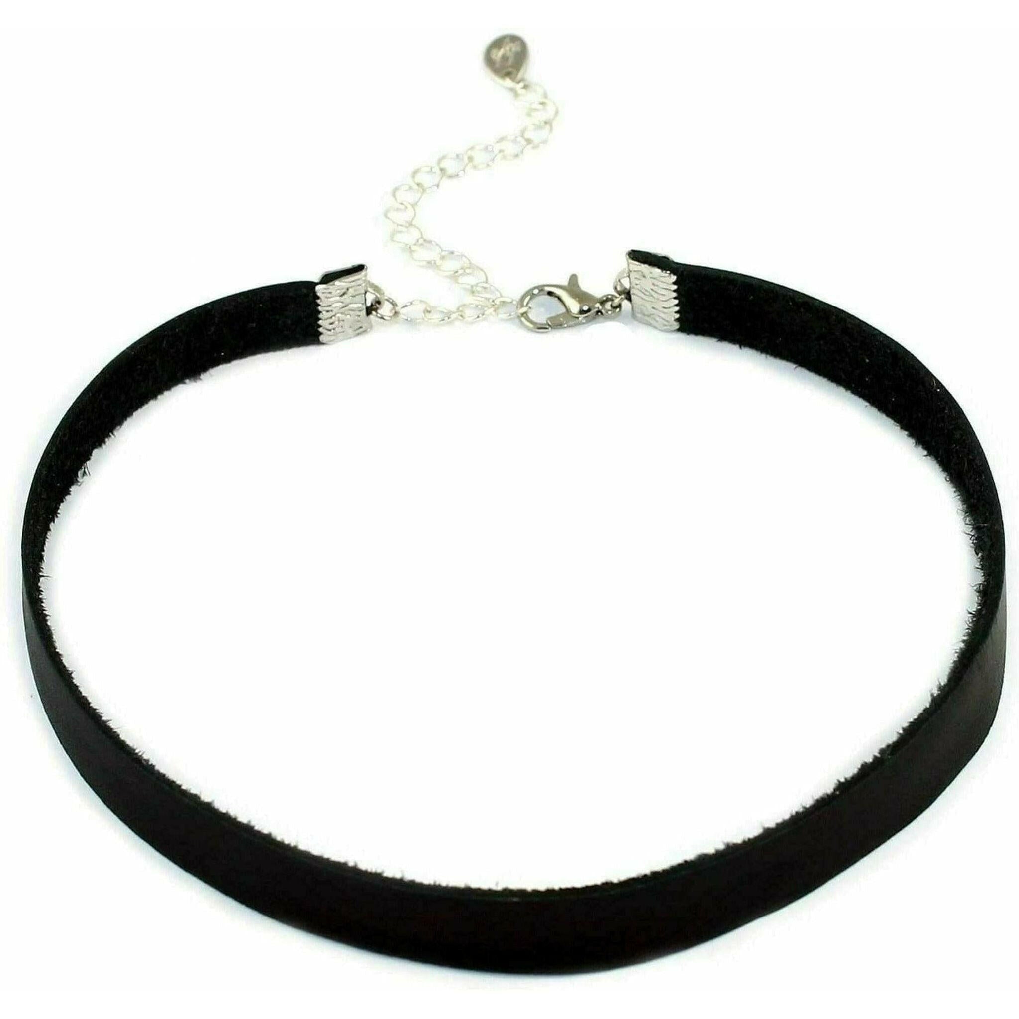 Genuine Leather Choker Necklace.