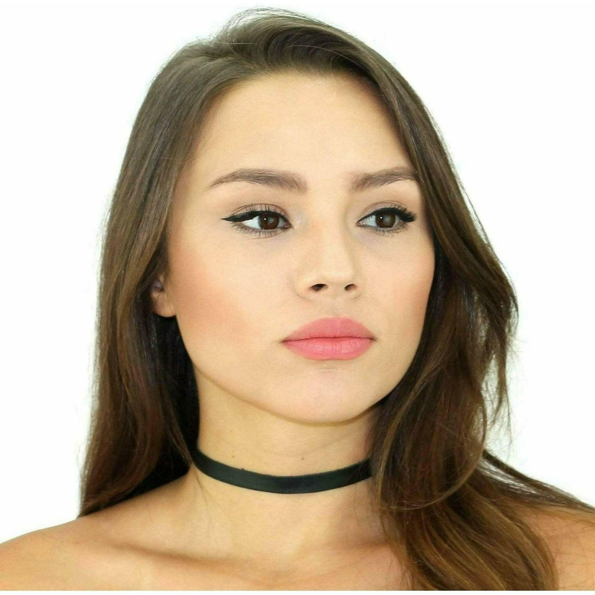 Genuine Leather Choker Necklace.