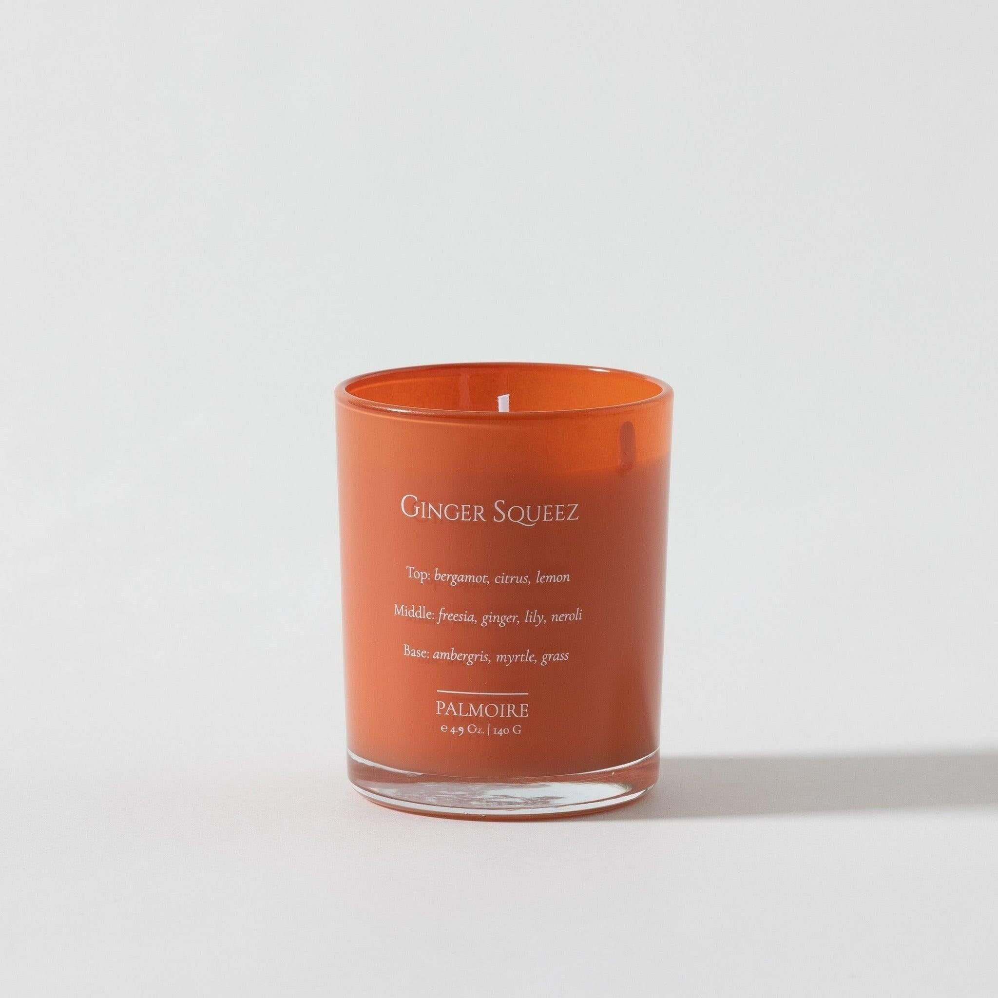 Ginger Squeez Soy Wax Candle.