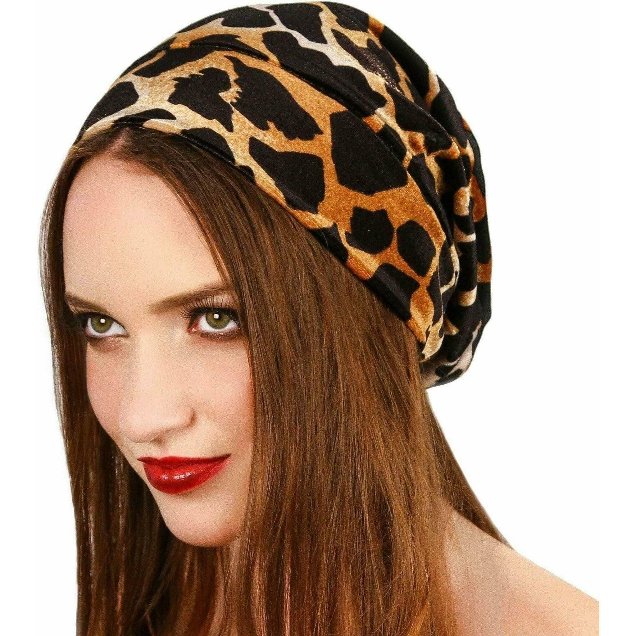 Giraffe Print Beanie.