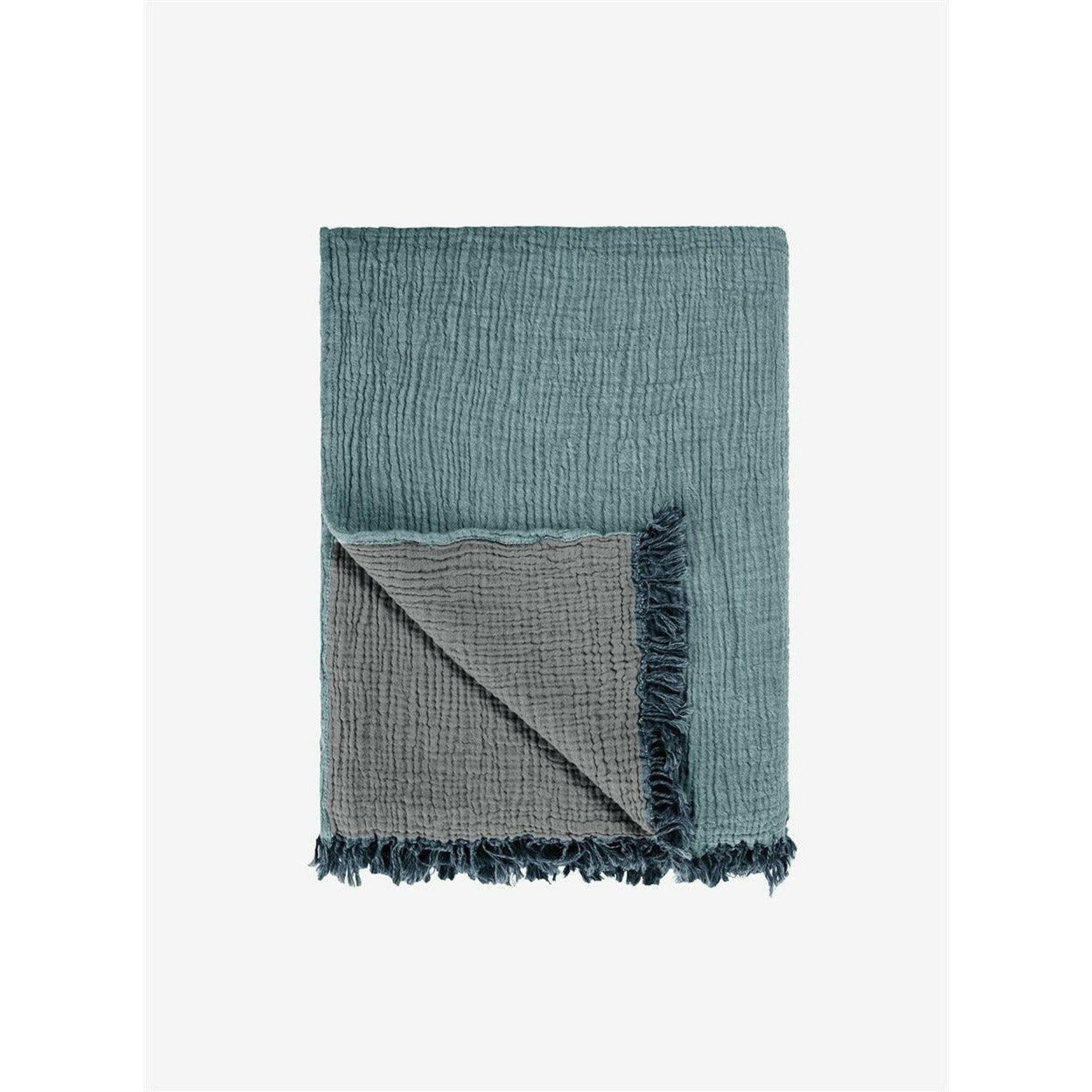 Gray Cotton Throw.