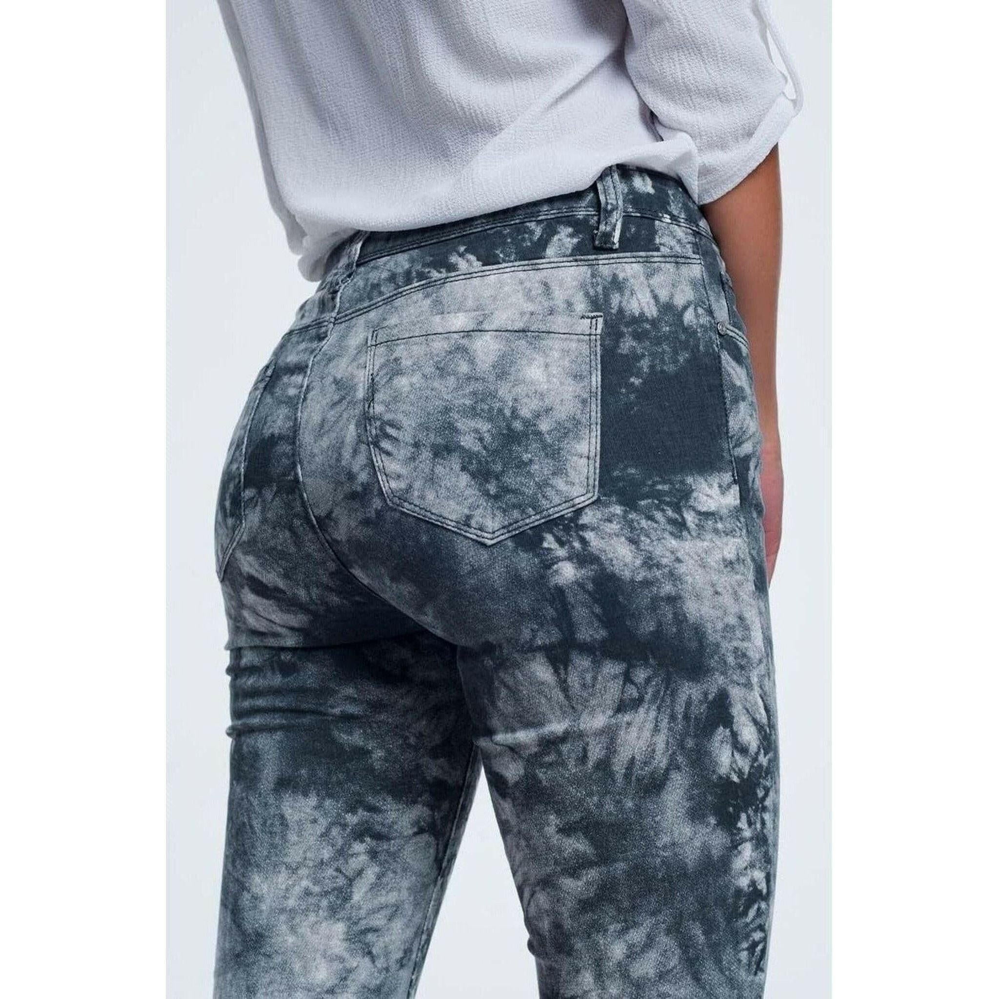 Gray Tinted Slim Pants.