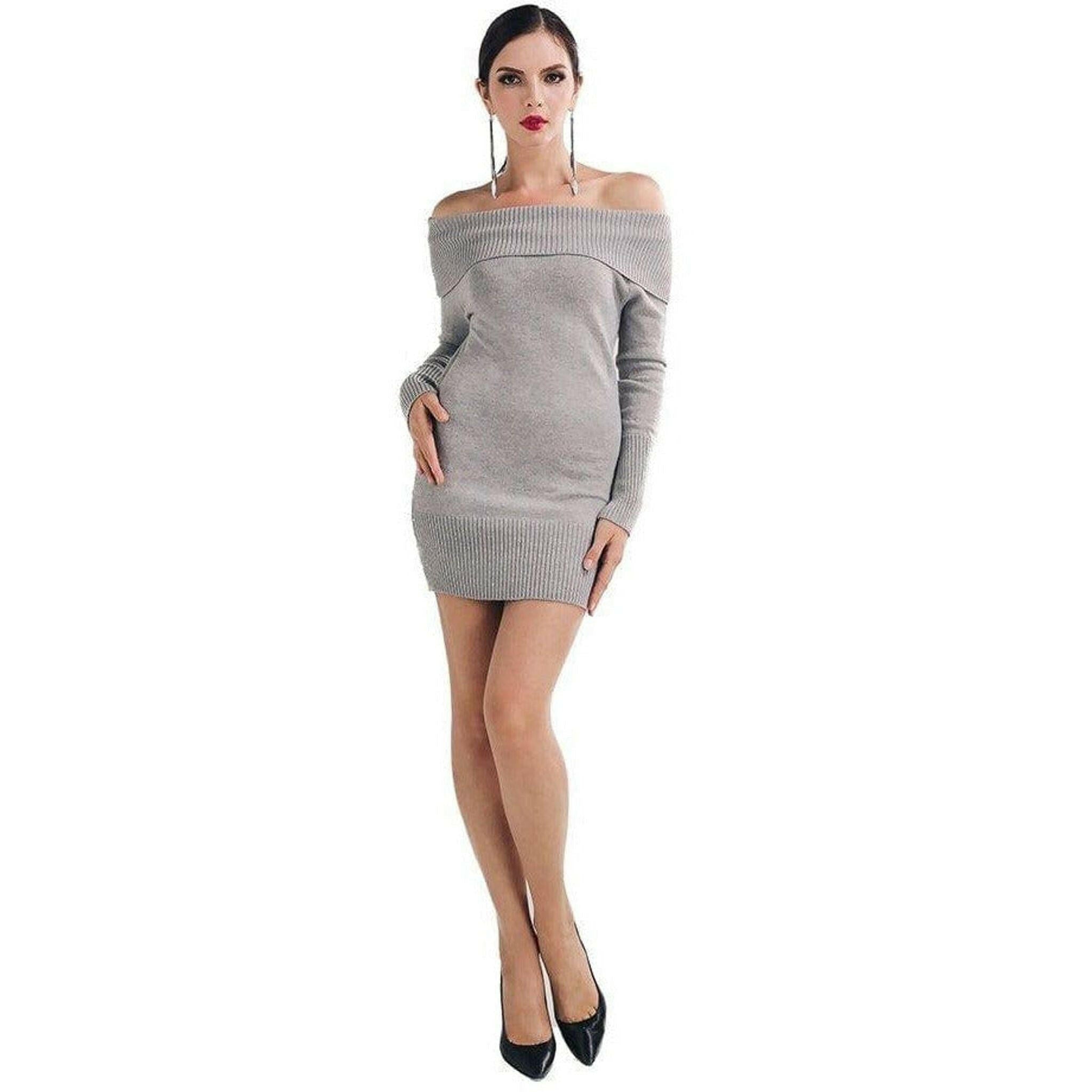 Grey Sweater Dress.