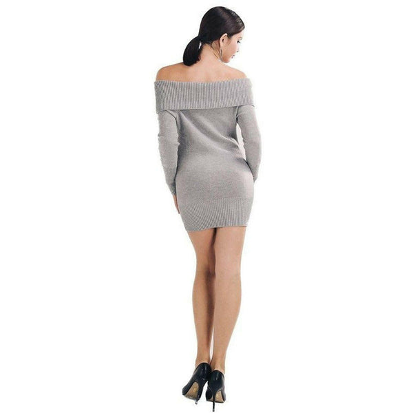 Grey Sweater Dress