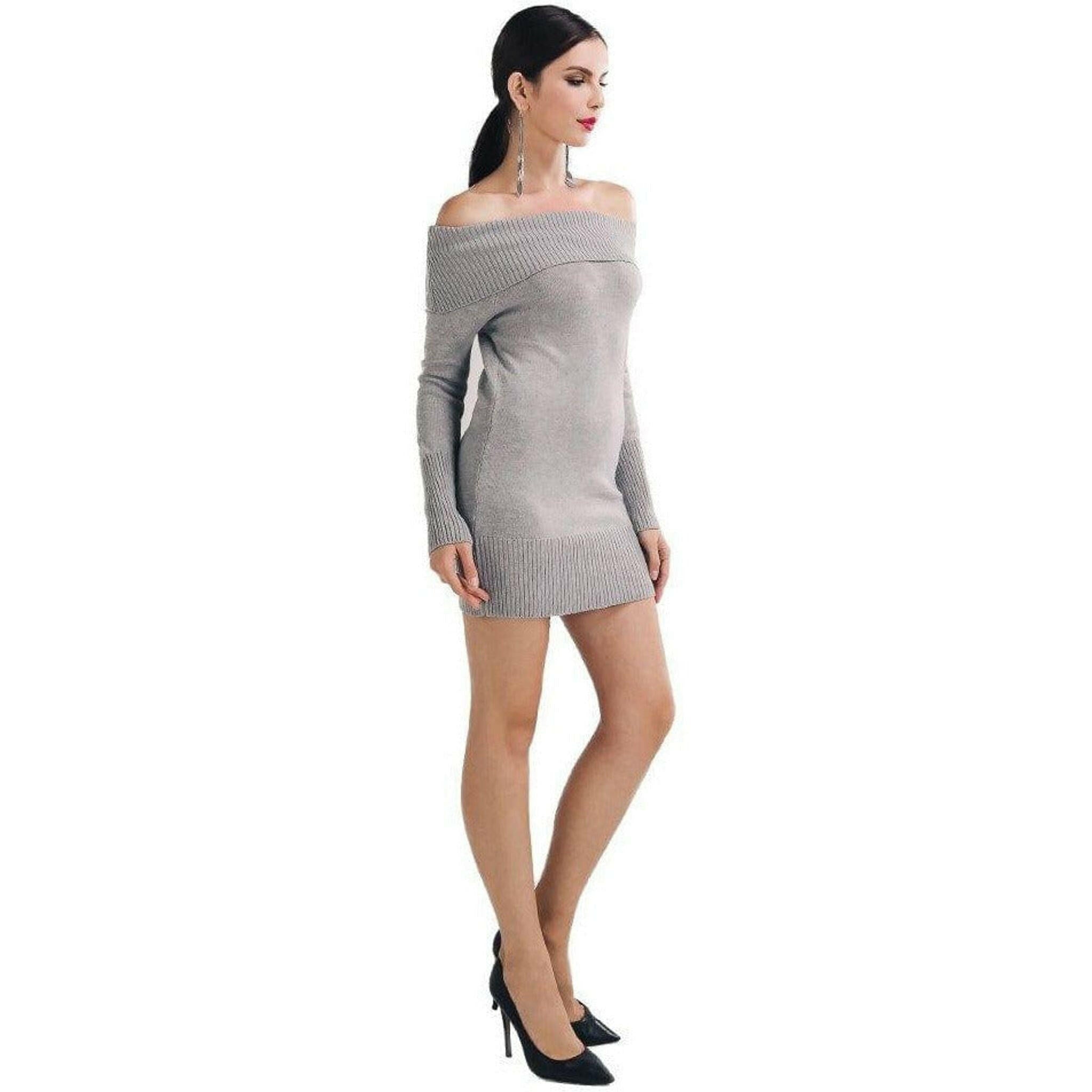 Grey Sweater Dress.