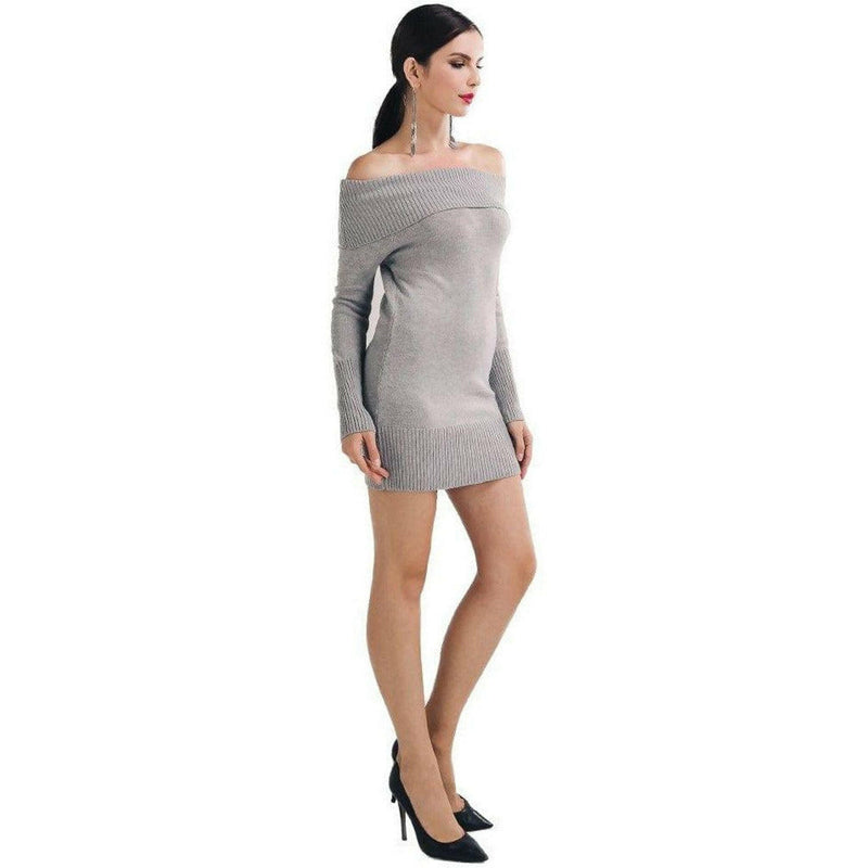 Grey Sweater Dress