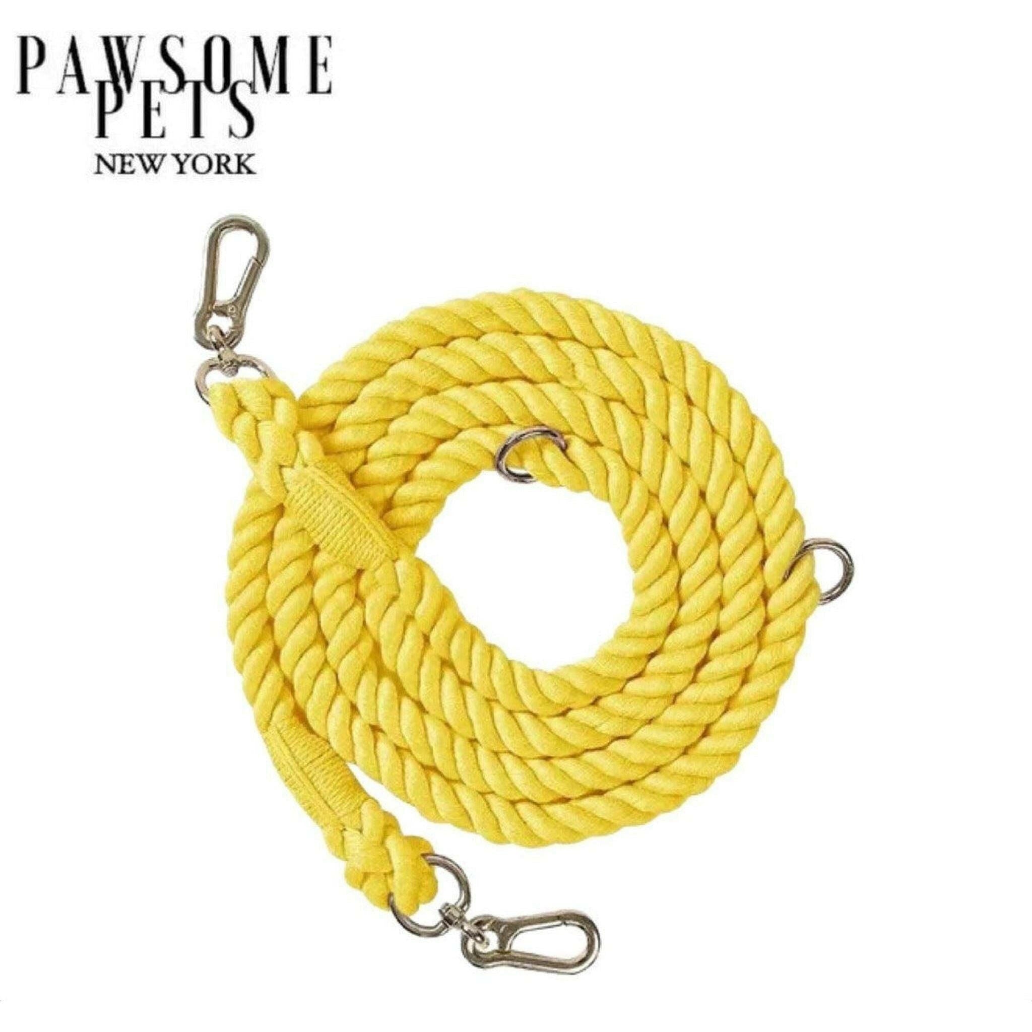 Hands Free Dog Rope Leash - Autumn Garden.