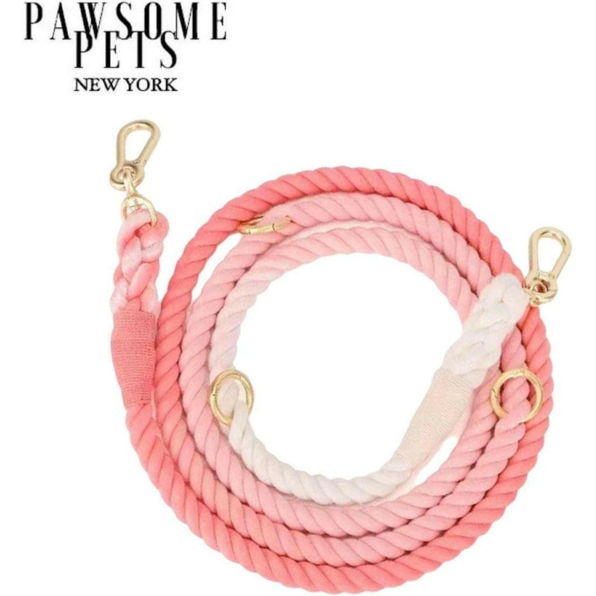 Hands Free Dog Rope Leash - Strawberry Love.