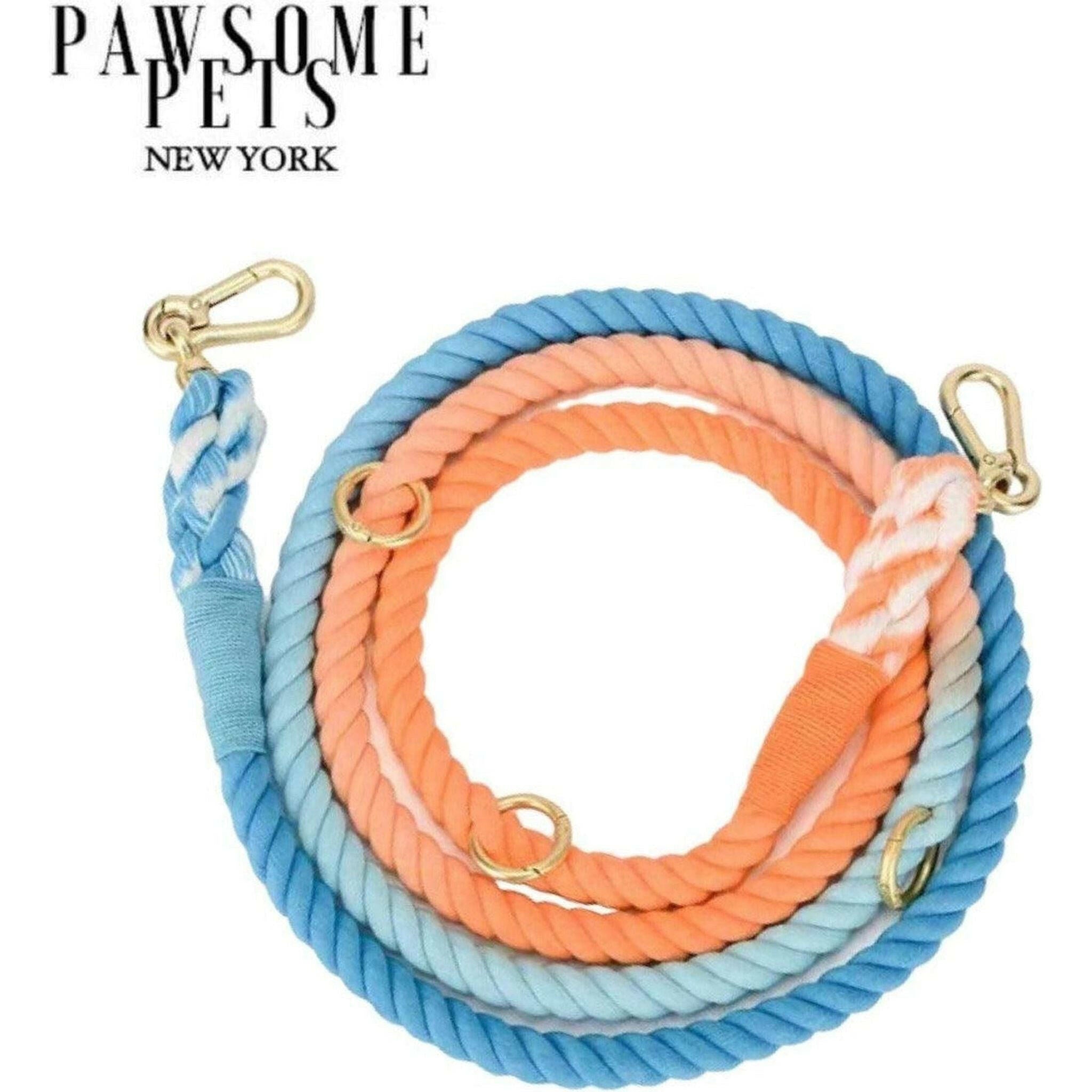 Hands Free Dog Rope Leash - Sunset.