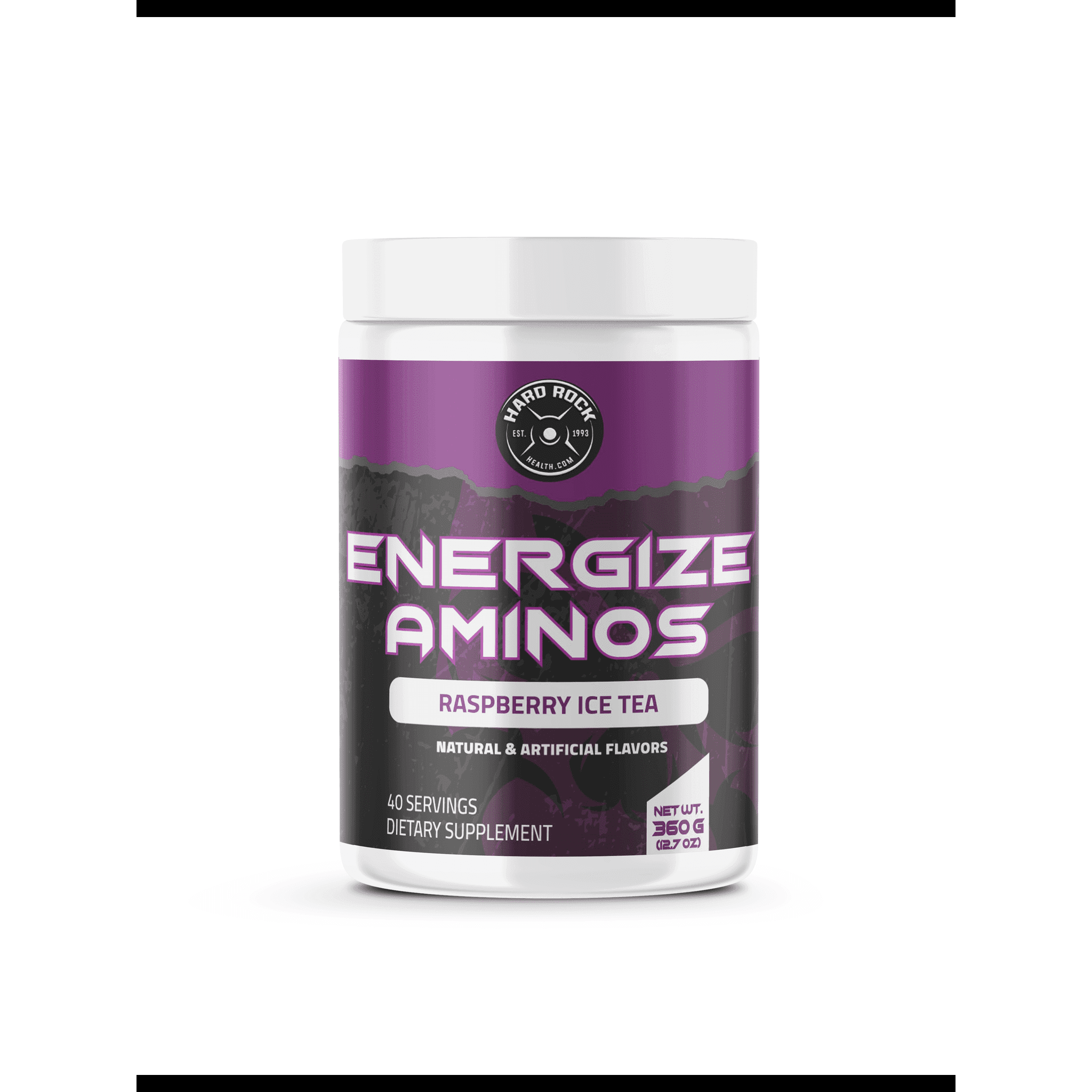 Hard Rock Health Energized Aminos Raspberry Iced Tea 360g.