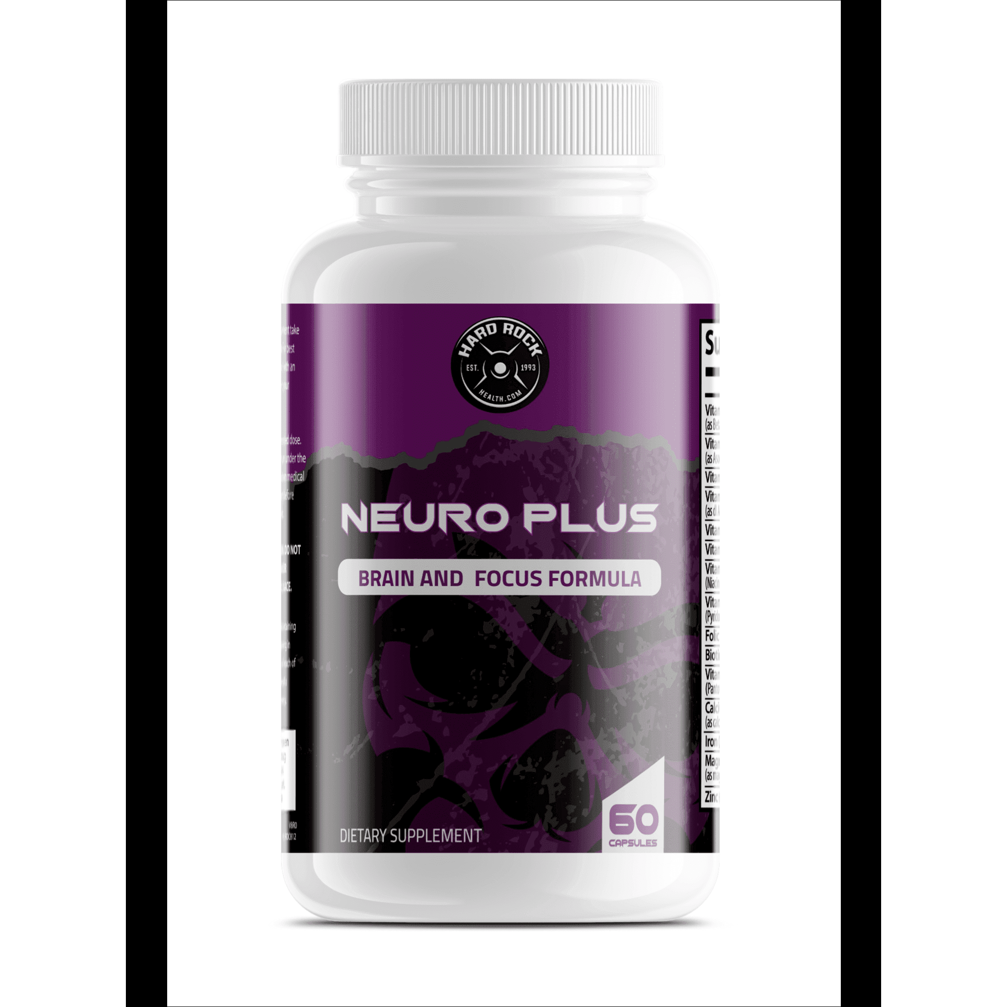 Hard Rock Health® Neuro Plus Brain and Focus.