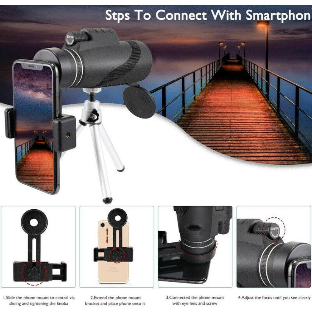 HD Monocular Tripod for Smartphones.