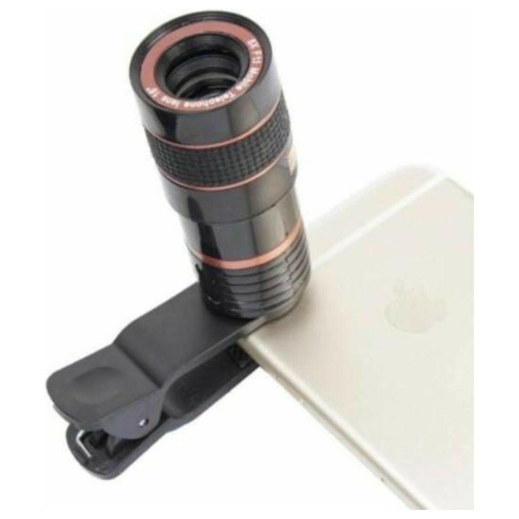 HD Optical Zoom Smartphone Lens with Universal Mobile Phone Clip.