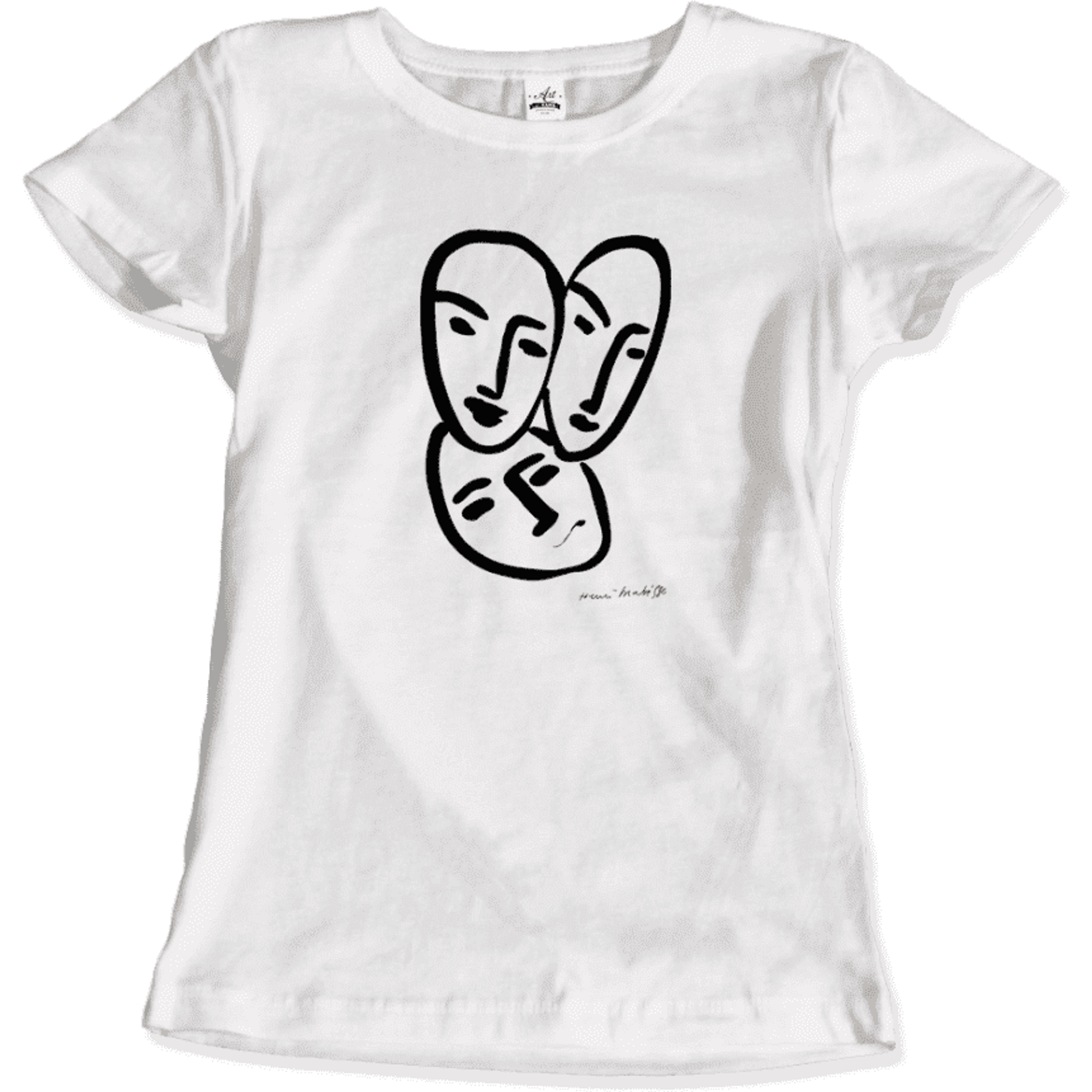 Henri Matisse Apollinaire Three Heads to Friendship 1952 Art T-Shirt.