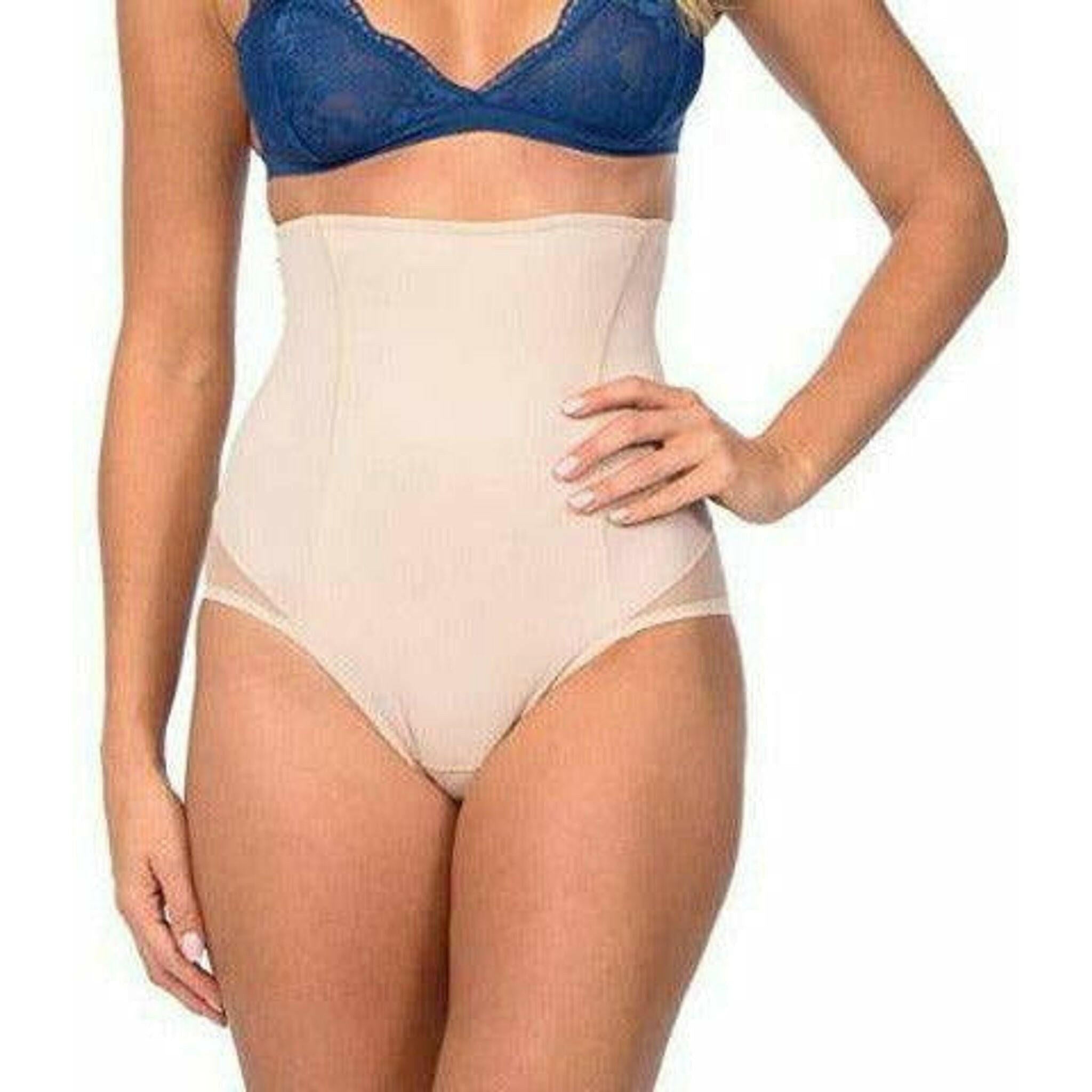 Hi Waist Smooth Shaper with Double Front Panel in Nude.