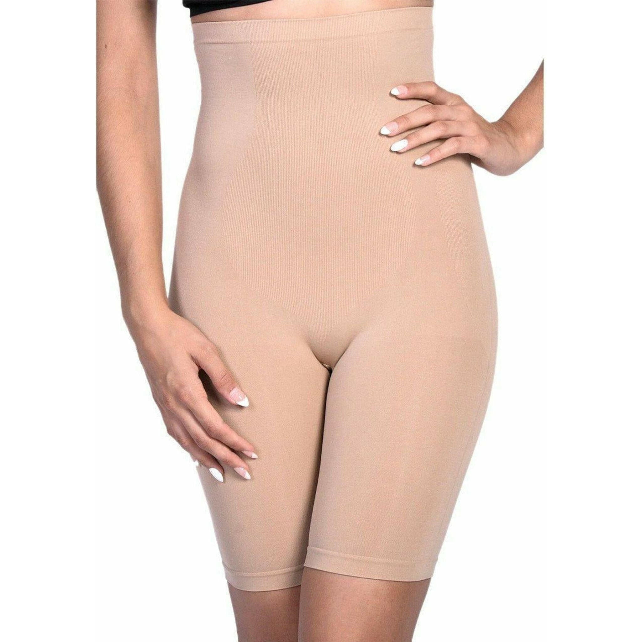 High Waist Extra Long Boyleg Shaper Nude.