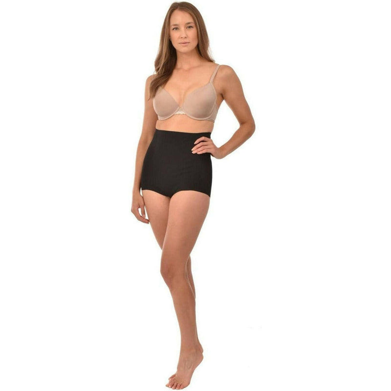 High Waist Full Brief Shaper - Black